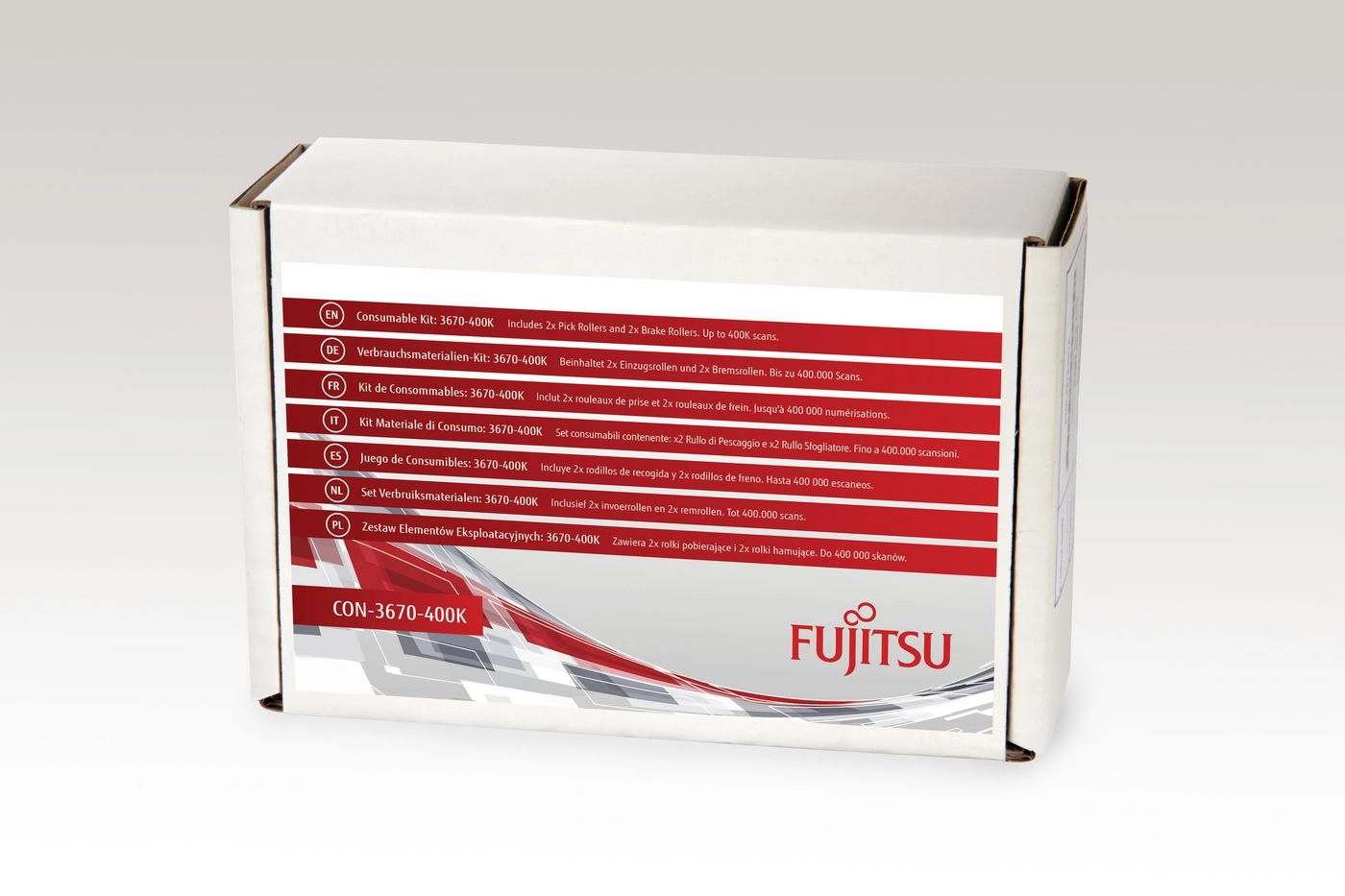 Fujitsu consumables kit (CON-3670-400K) for fi-7140