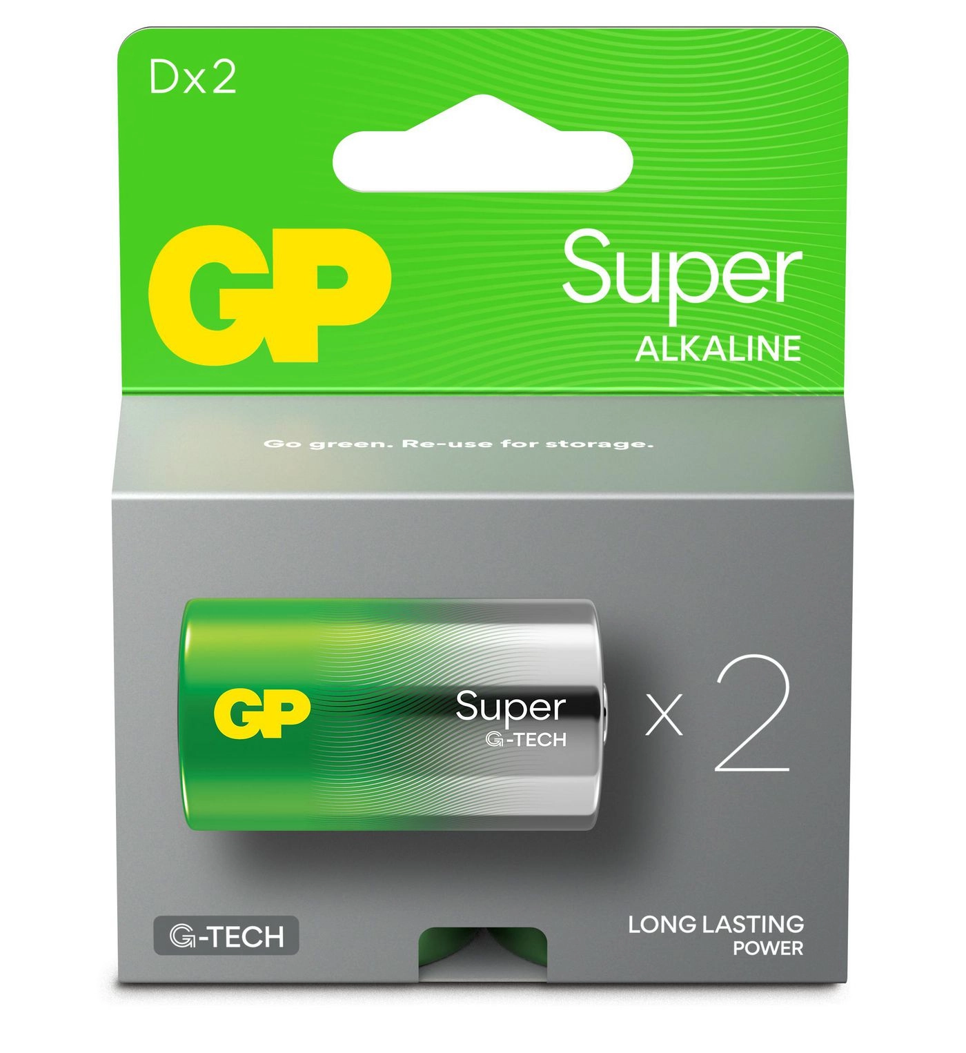 GP SUPER ALKALINE D/LR20 03013AETA-B2 151425