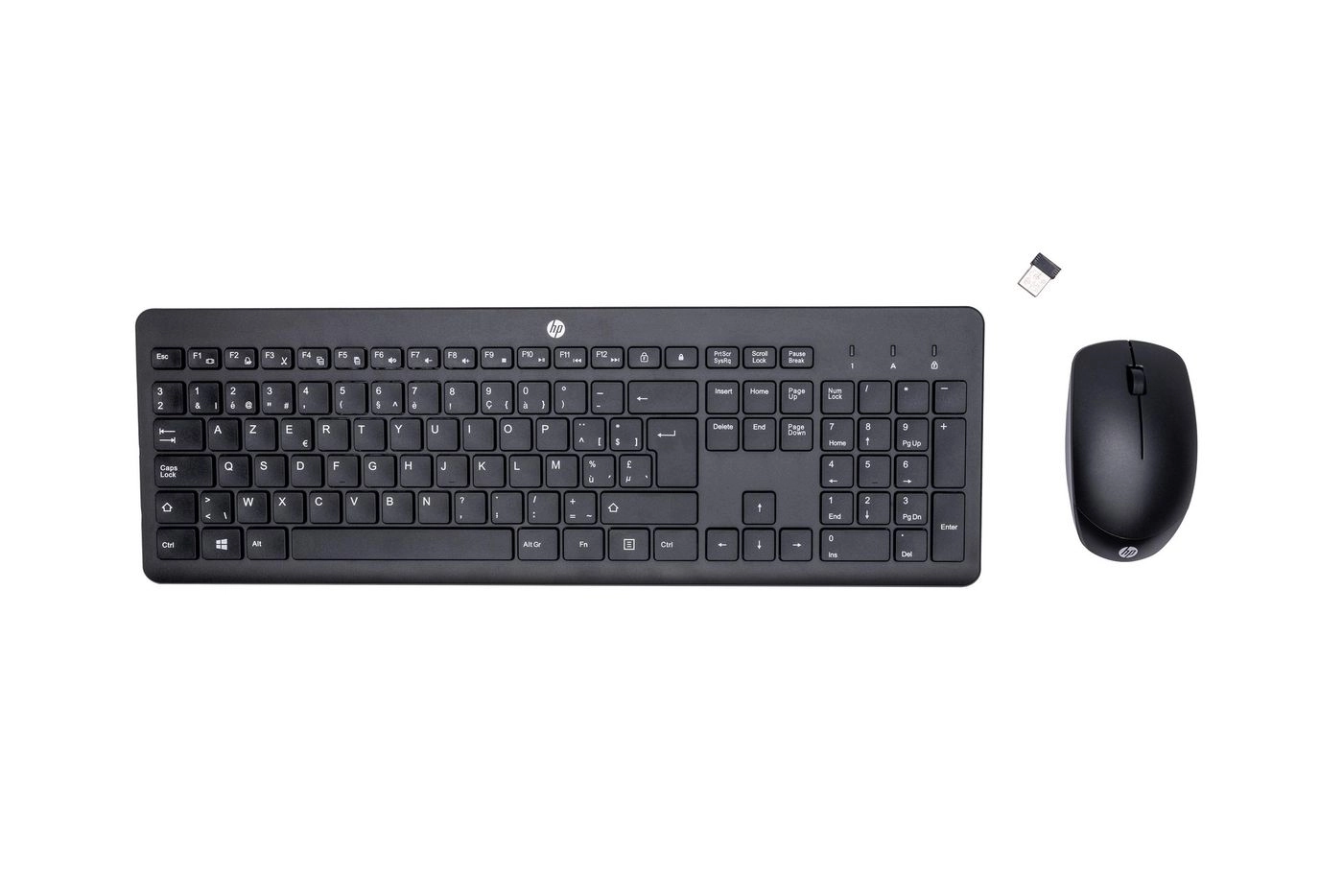 Keyboard + HP Wireless Keyboard Mouse