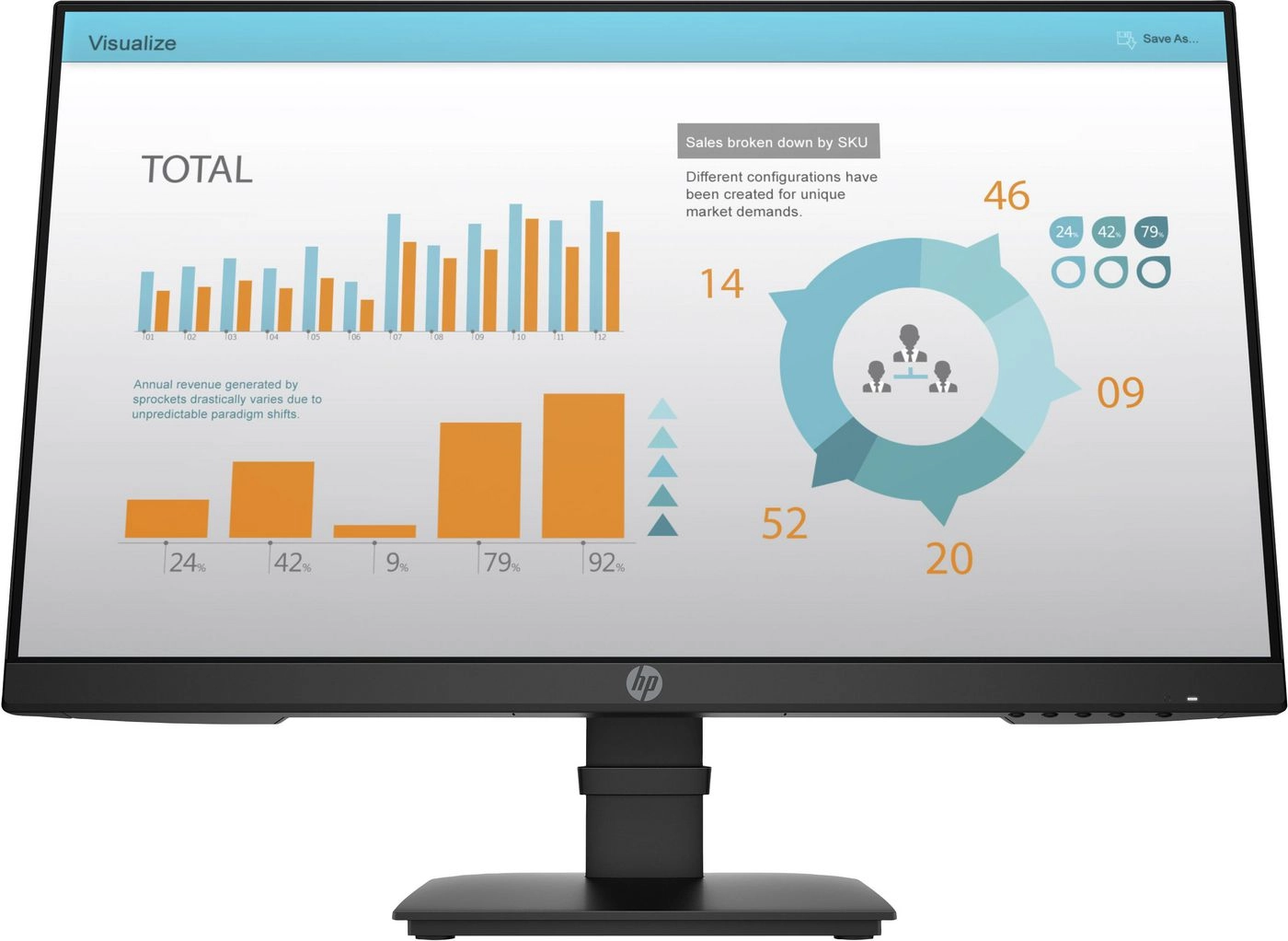 HP P-Series P24 G4 computer monitor