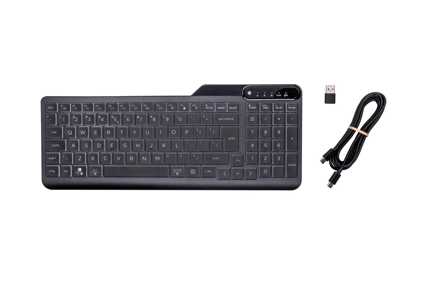 HP 400 Backlit Wired Keyboard