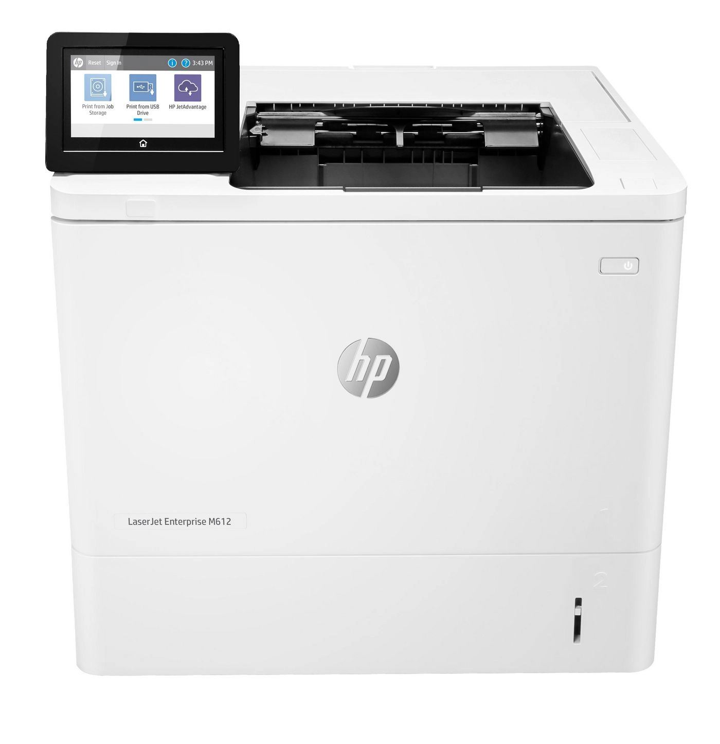 HP LaserJet Enterprise M612dn Black and
