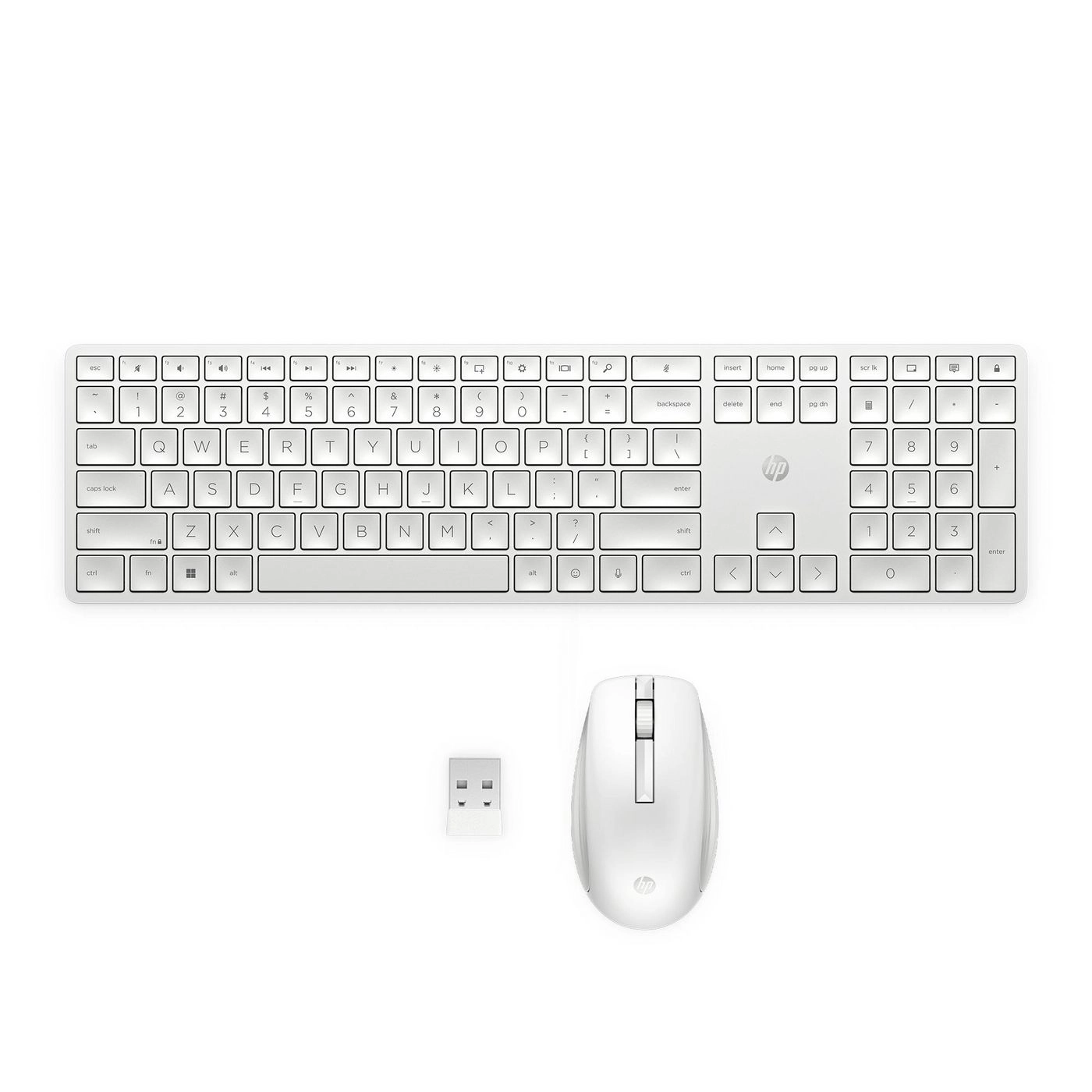 655 Wireless KB/MSE Combo WHT