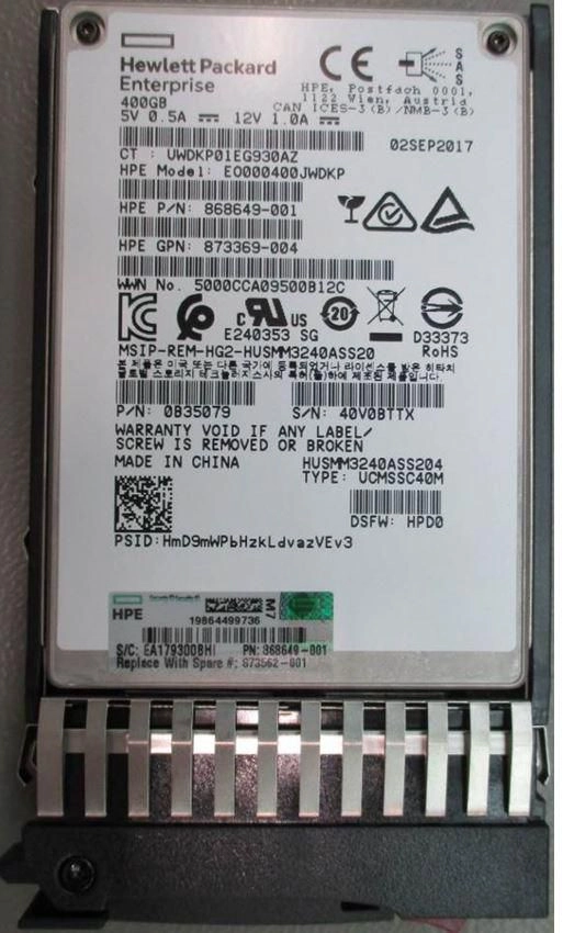 SSD 400GB SFF SAS WI ST