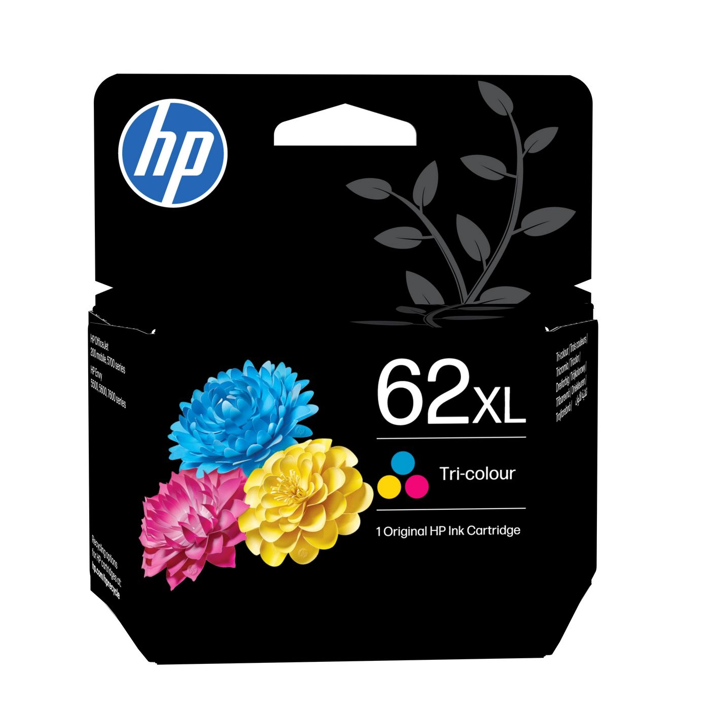 HP 62 TRI-COLOR INK CARTRIDGE C2P06AE