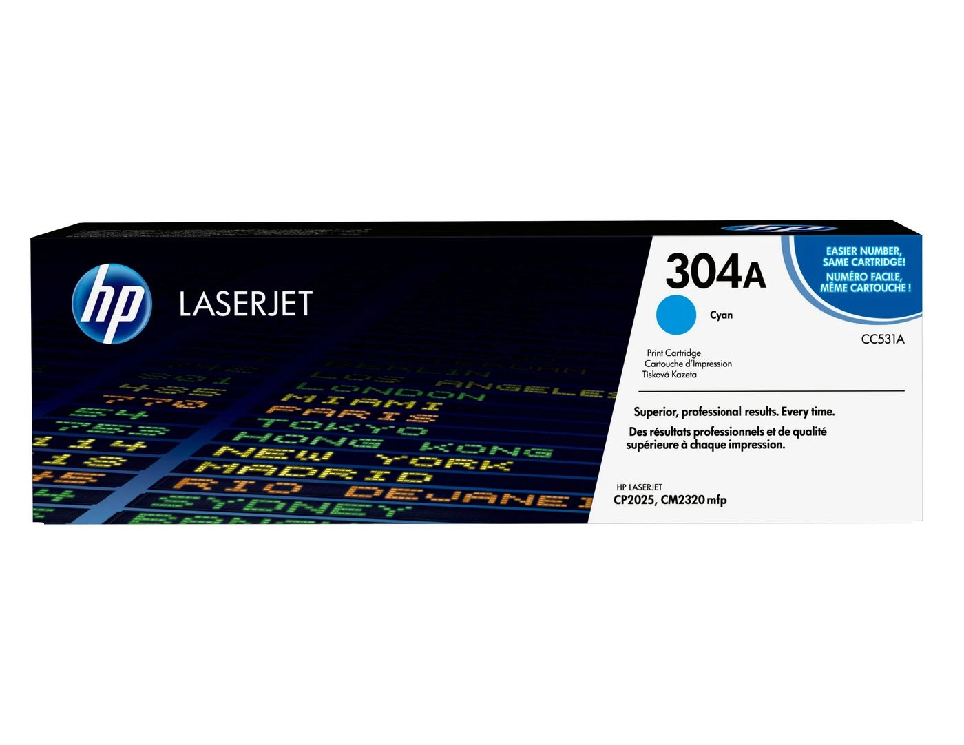 HP 304A Cyan LaserJet Tonerpatrone CC531A