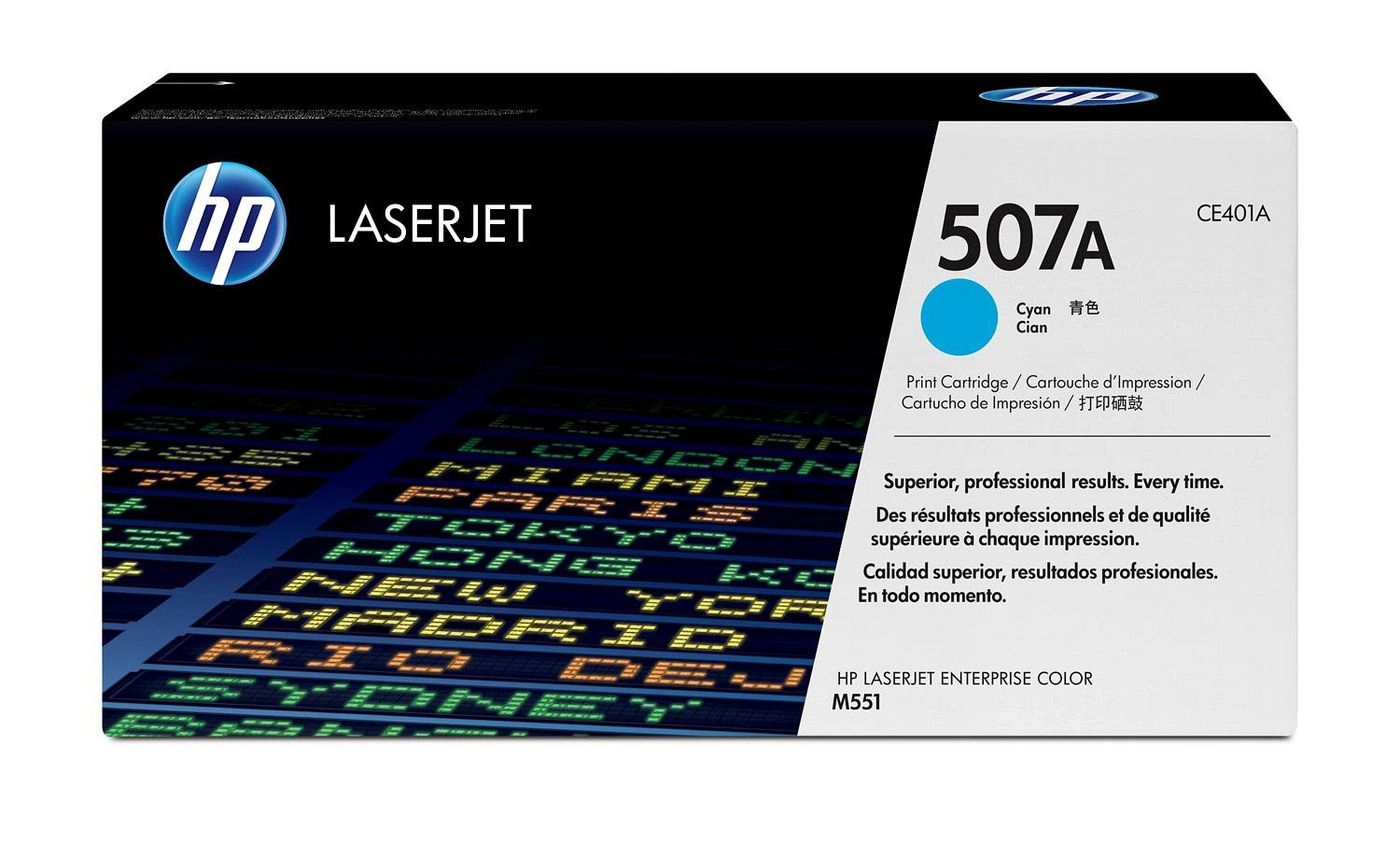 HP 507A Cyan LaserJet Tonerpatrone 1713444