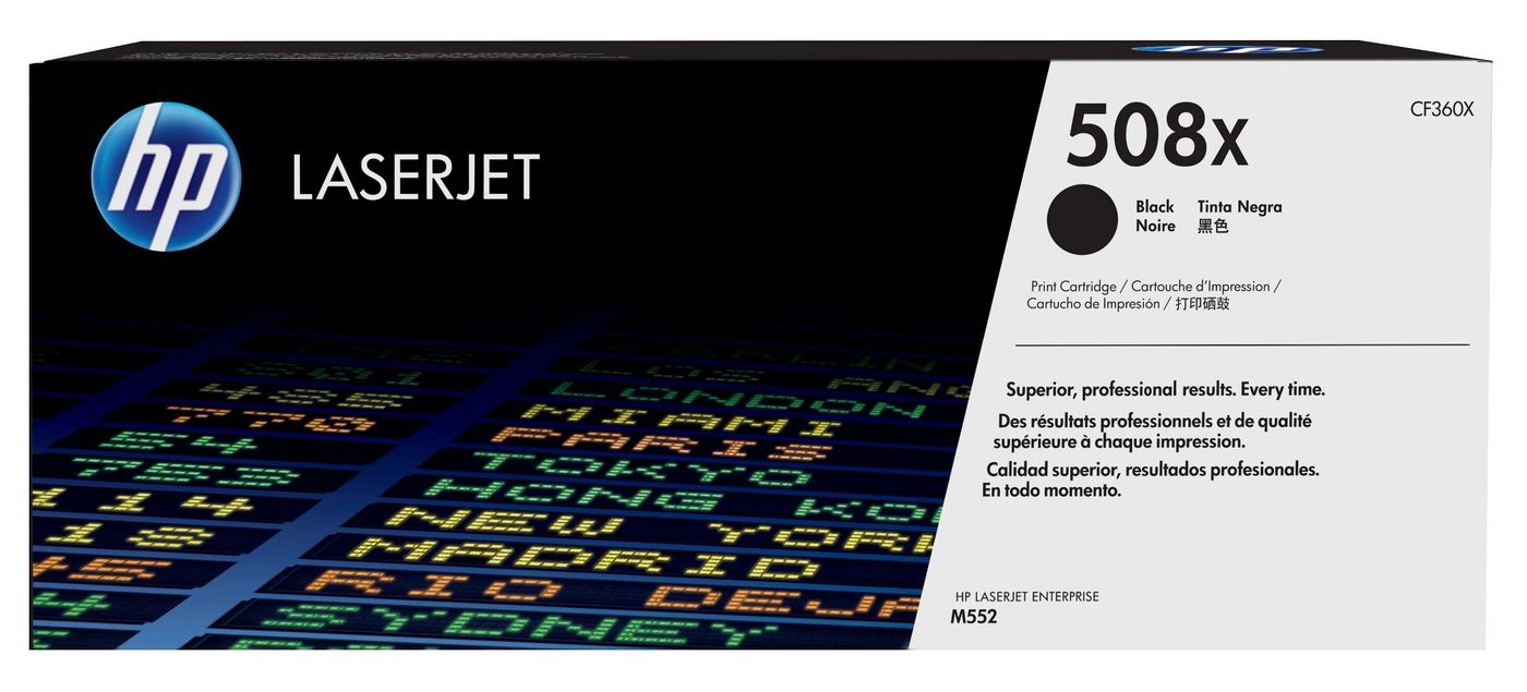HP 508X Schwarz LaserJet Tonerpatrone CF360X