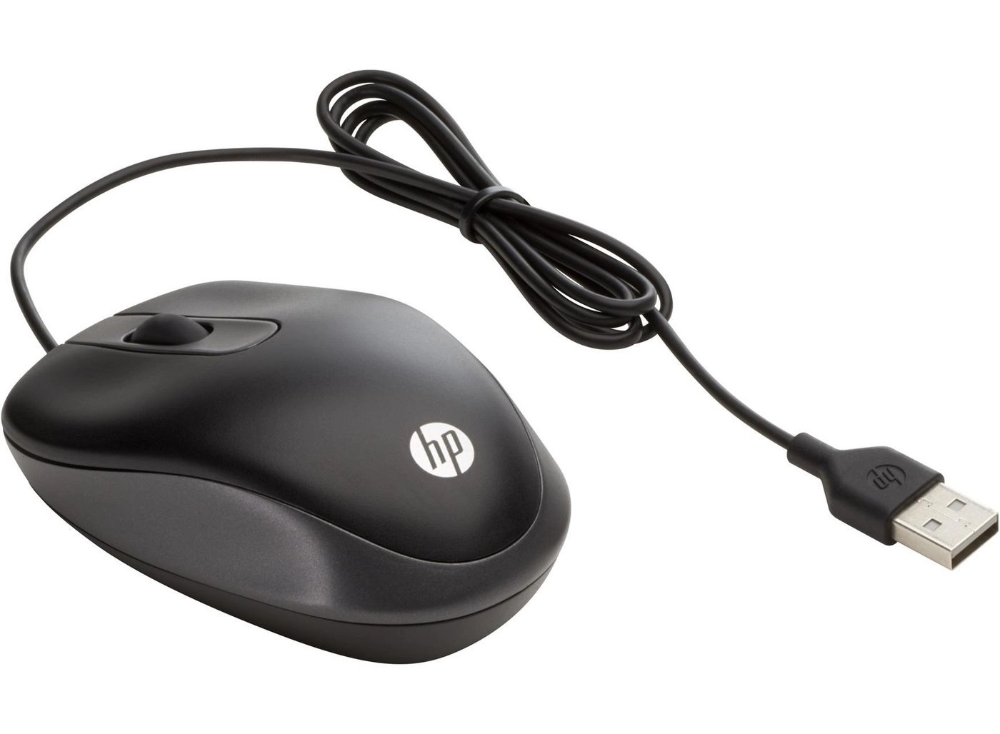 HP USB Travel Mouse pele Ceļošanai Abām rokām USB Type-A Optisks 1000 DPI