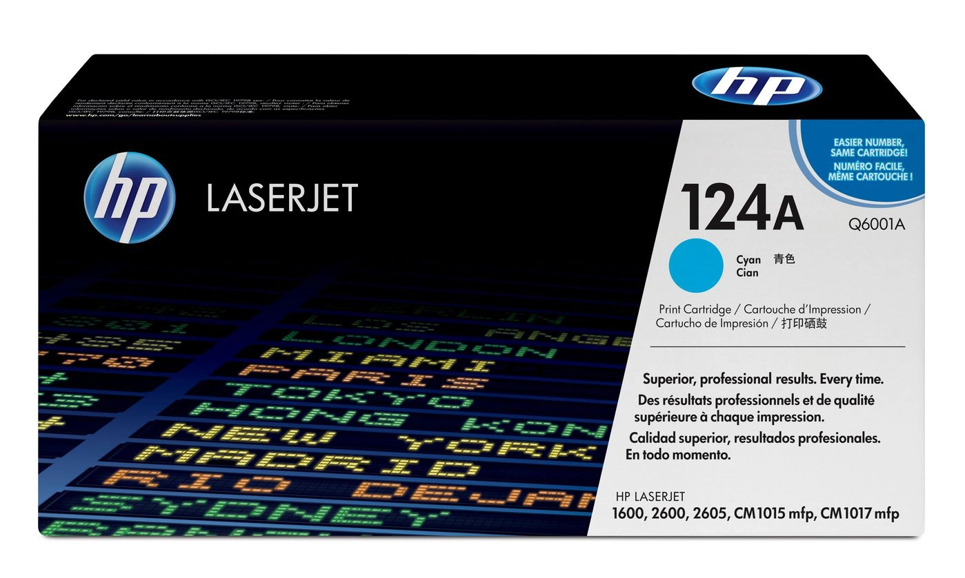 HP 124A Cyan Original LaserJet Toner