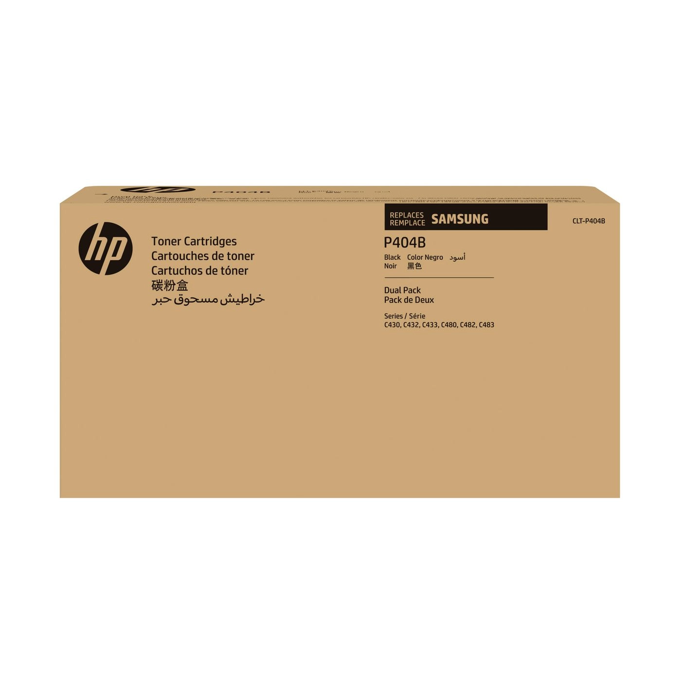 Samsung CLT-P404B 2-pack Black Original Toner