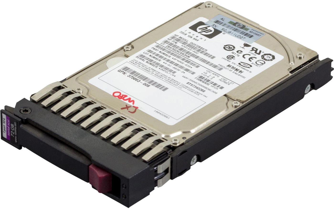 72Gb SAS 10K RPM Hard Drive