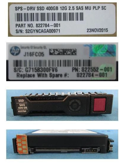 Hot-plug SSD 400GB SAS 2.5inch