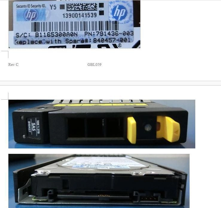 DRV 1.2TB HDD 6G SAS