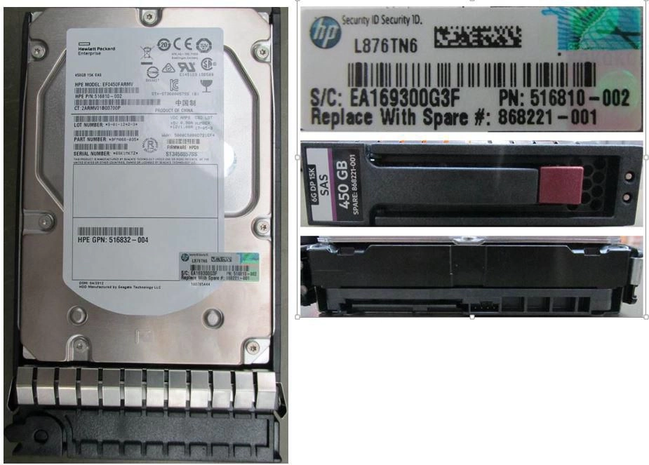 Dysk HP HDD Hot Plug 450GB