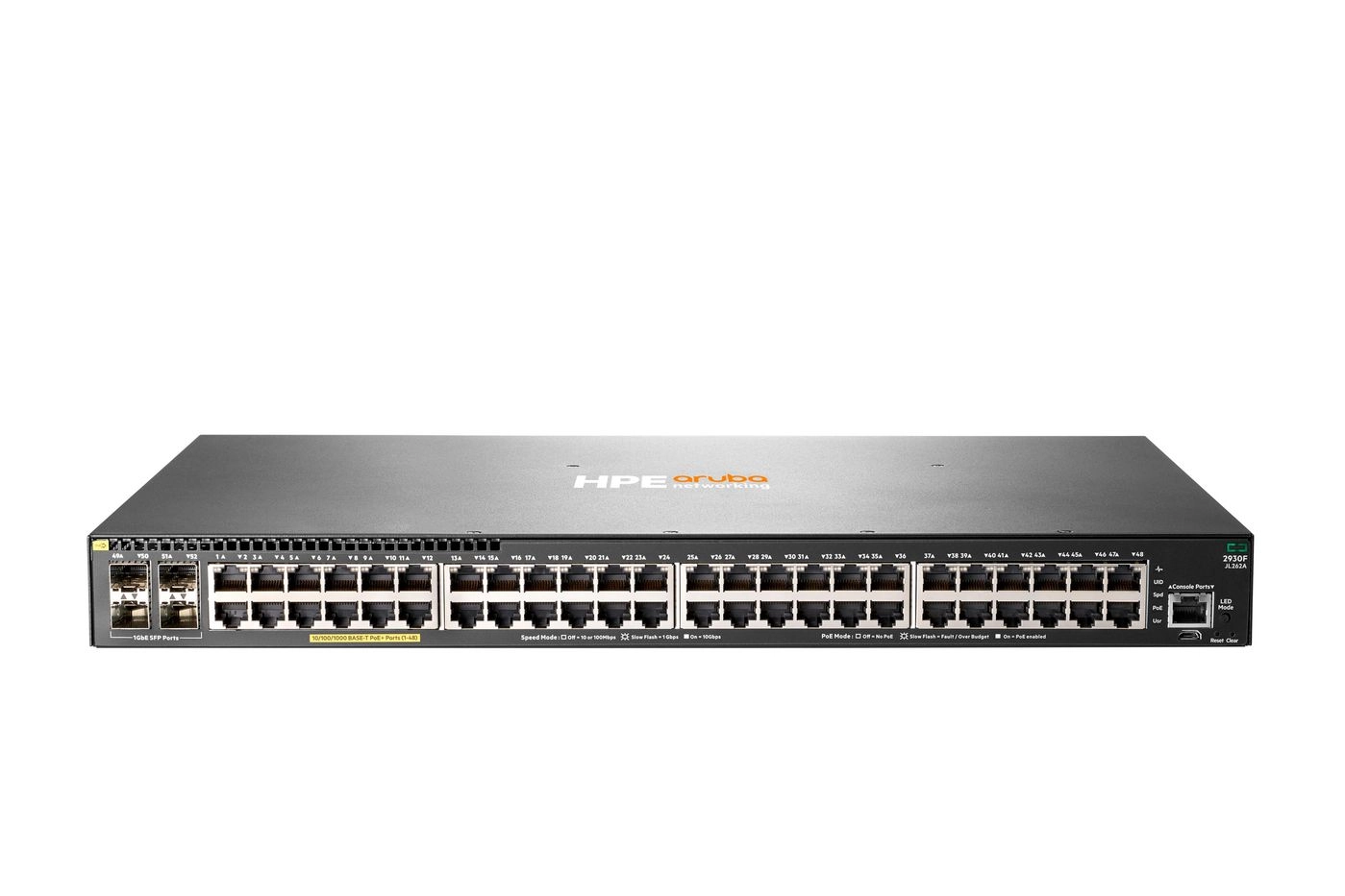 ARUBA 2930F 48G POE+ 4SFP JL262A