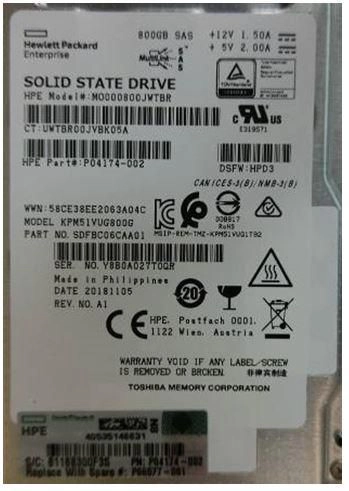 SSD 800GB SFF SAS MU DS