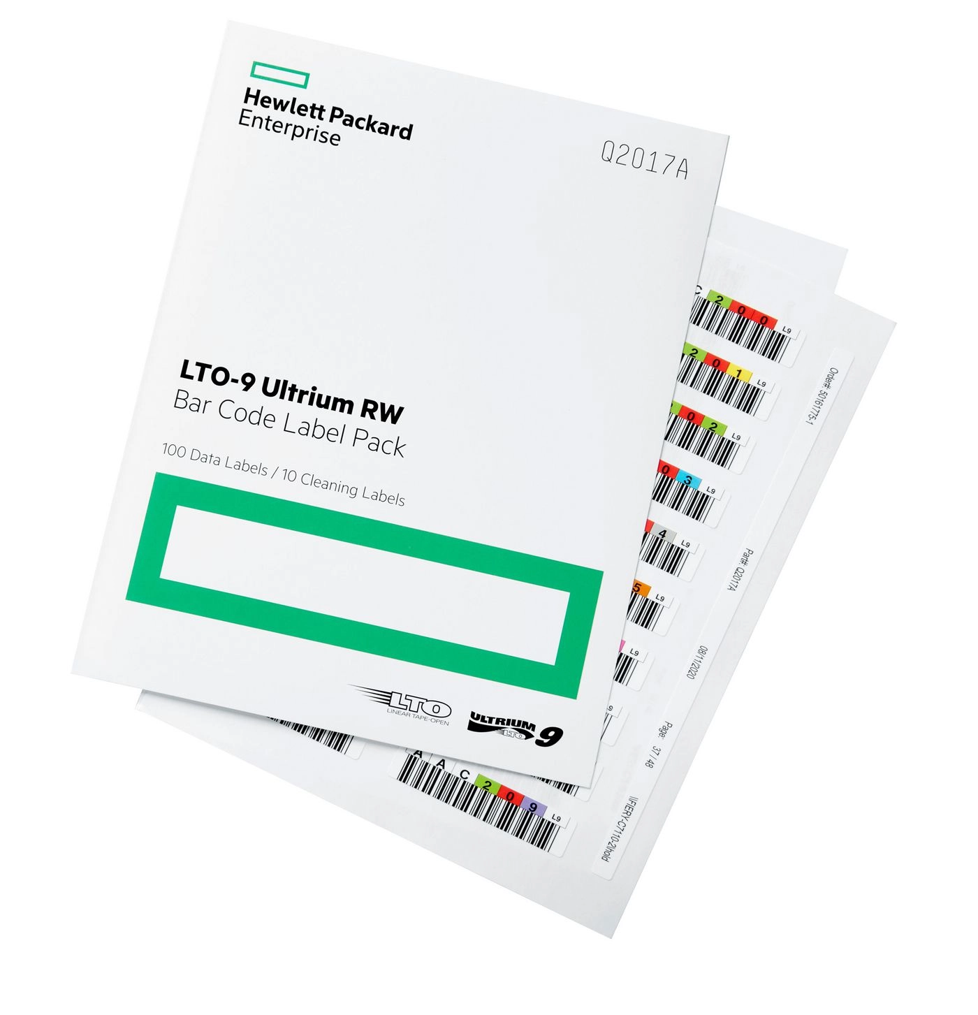 HP Q2017A LTO9 barcode label 100