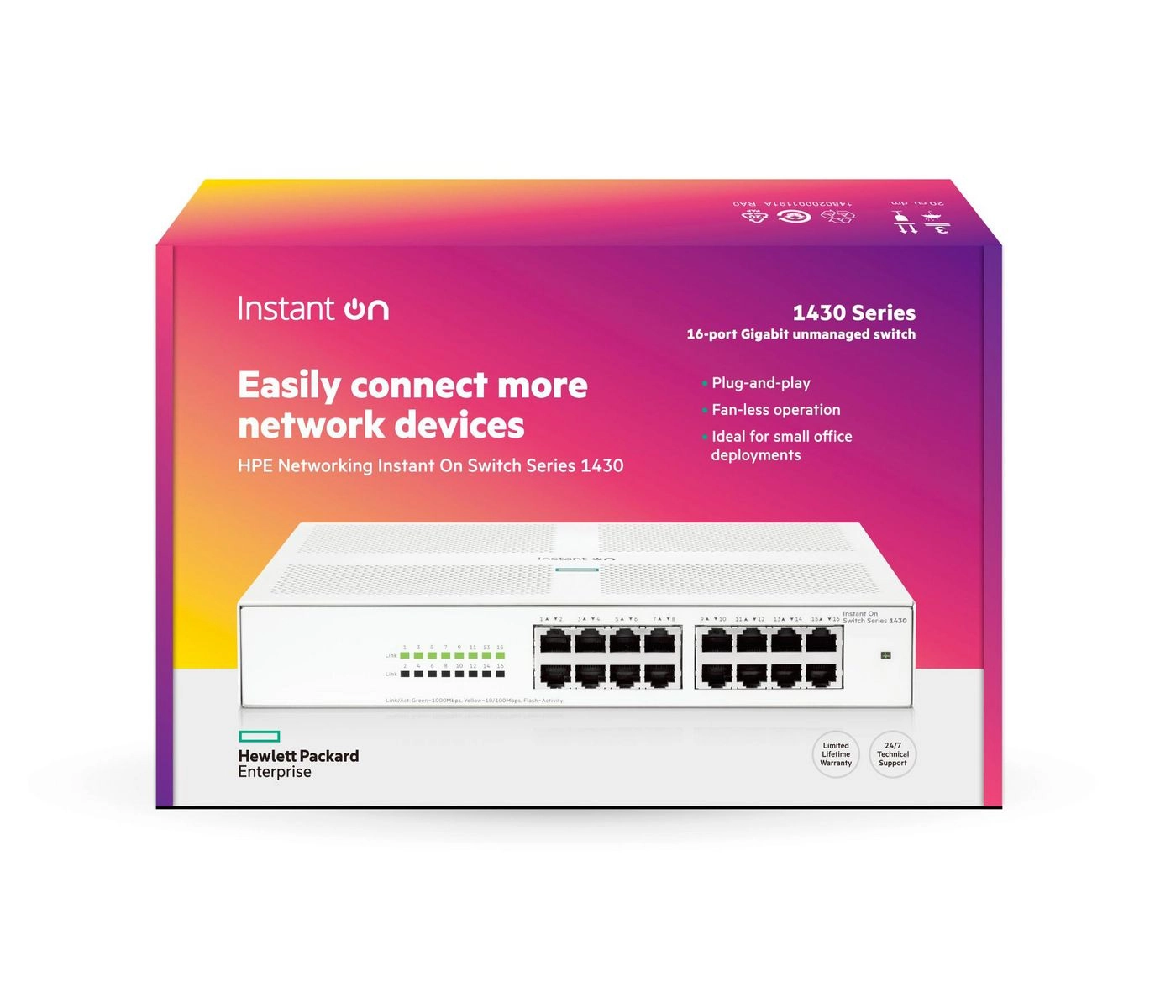 HPE Aruba IOn 1430 16G Switch