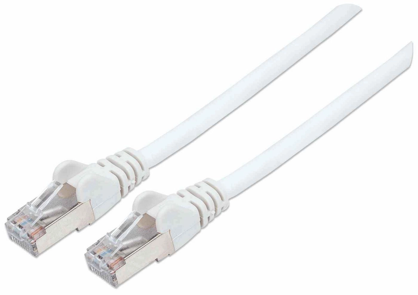 Patchkabel Cat6a-Stecker/Cat7-Rohkabel 0 5m weiß 741354
