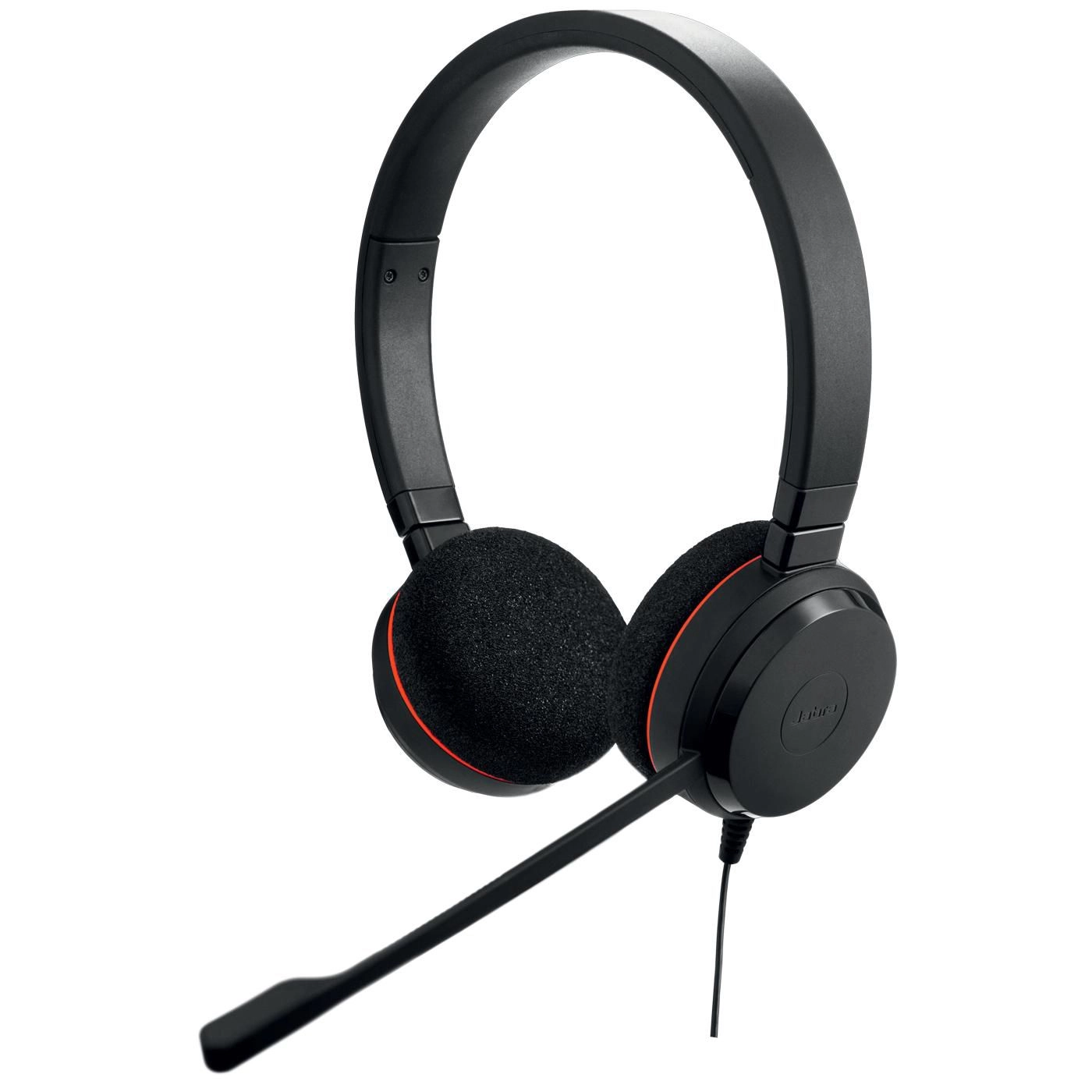 Jabra Evolve 20 Austiņas Vadu Birojs / zvanu centrs USB Veids-C Melns