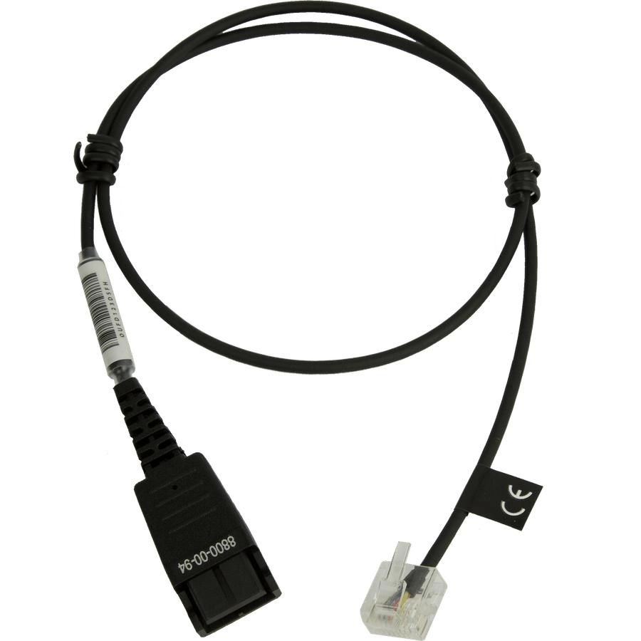 JABRA QD Cord to RJ45 straight