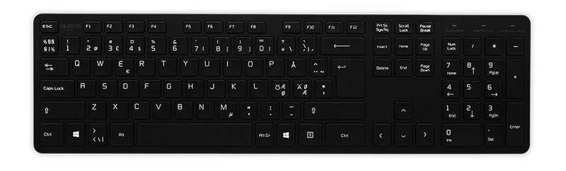 Jobmate Matting 508102 - Vadu - USB - QWERTY - Melns
