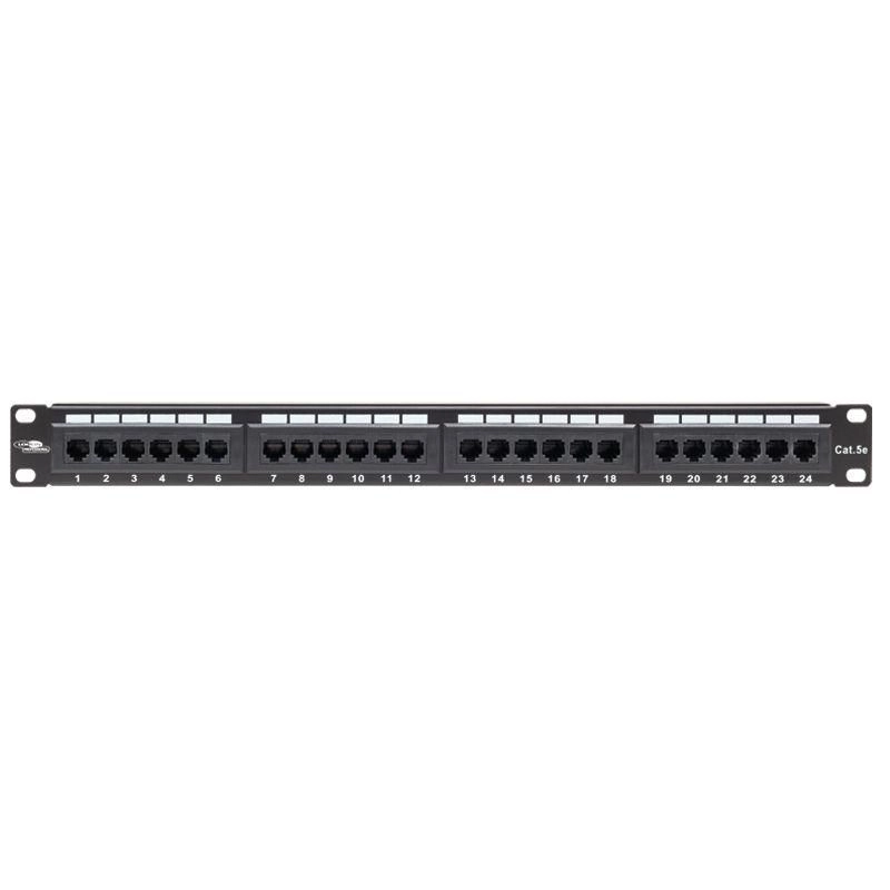Lanview PATCHPANEL 1U CAT5e UNSHIELDED 24