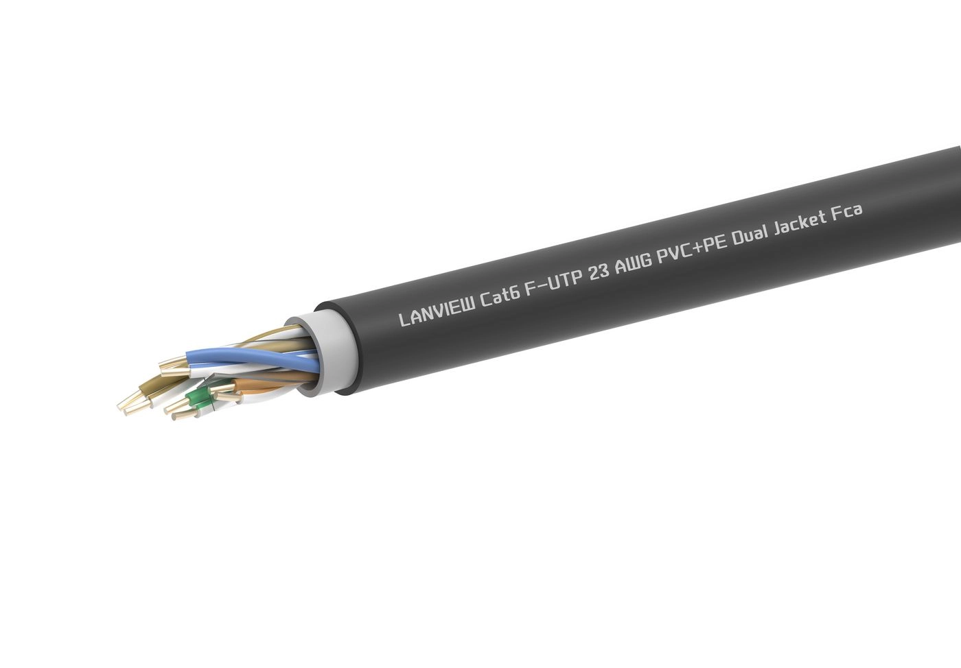 Lanview LVN-CAT6PE-2FUTP-305M networking cable Cat6 F/UTP