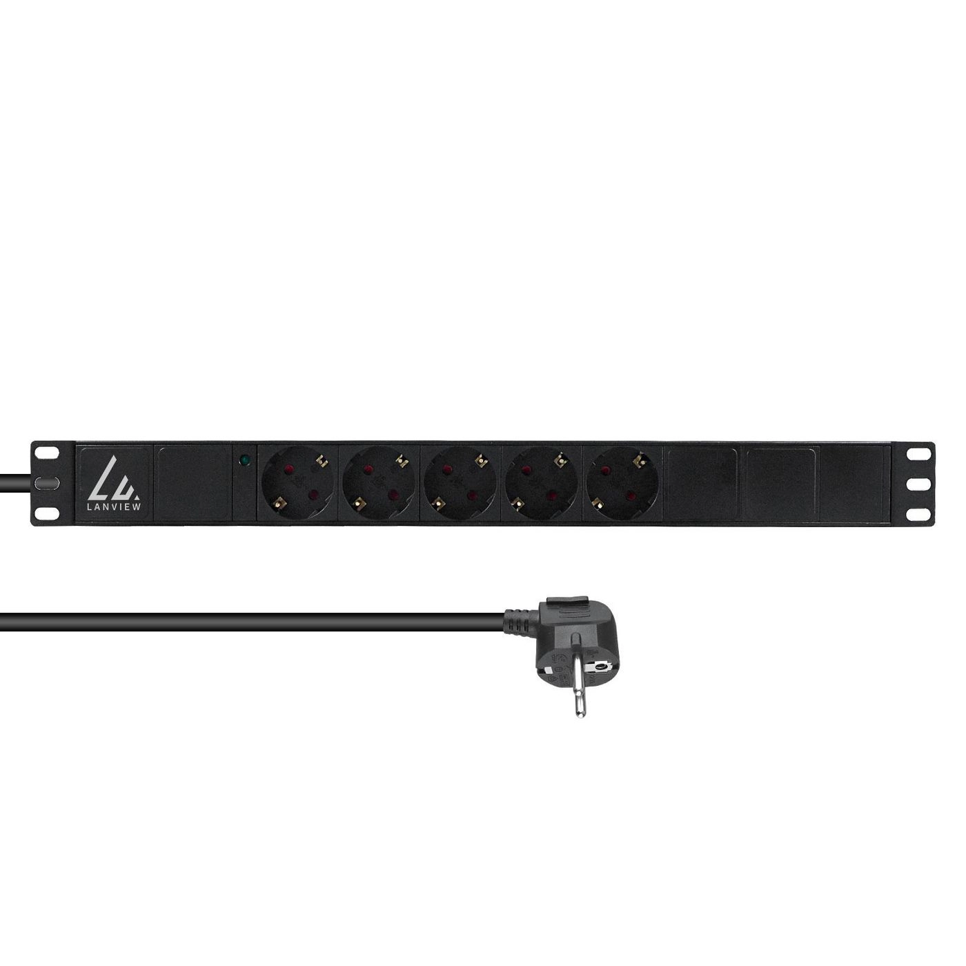 Lanview 19`` rack mount power strip