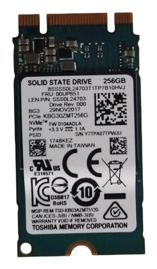 256GB M.2 2242 PCIe 3.0 SSD
