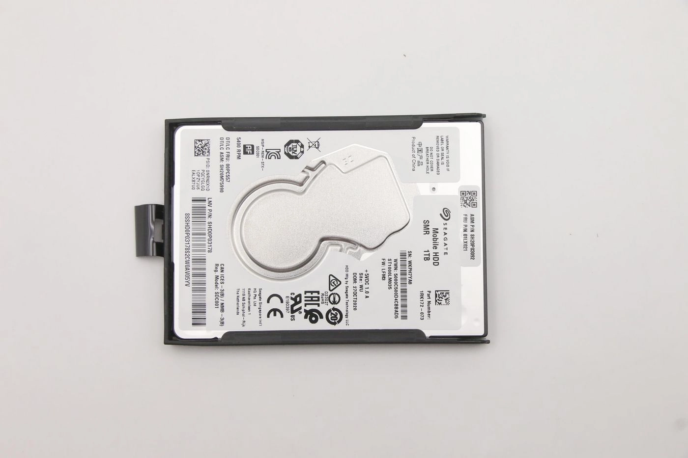 1TB 5400RPM SATA hard drive 01LX021