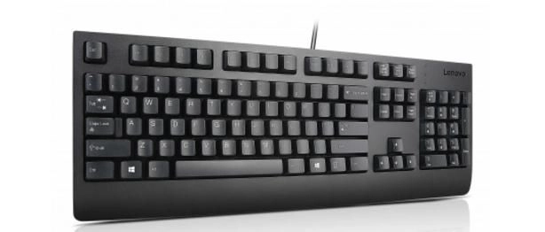 Lenovo 4X30M86904 tastatūra Universāls USB Norvēģu Melns