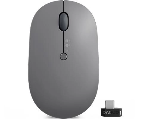 Lenovo Go Multi-Device pele Birojs Abām rokām RF bezvadu sakari + Bluetooth Optisks 2400 DPI
