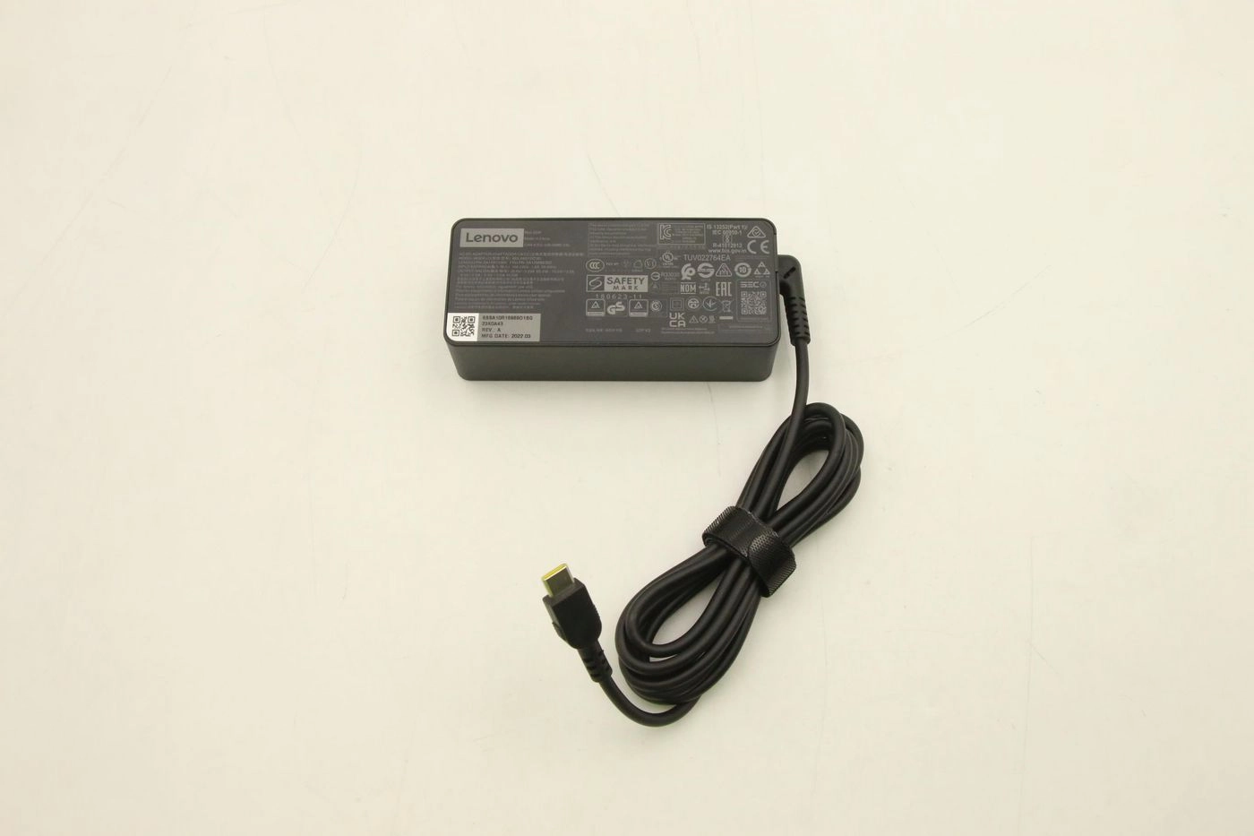 Lenovo 65W AC power adapter with