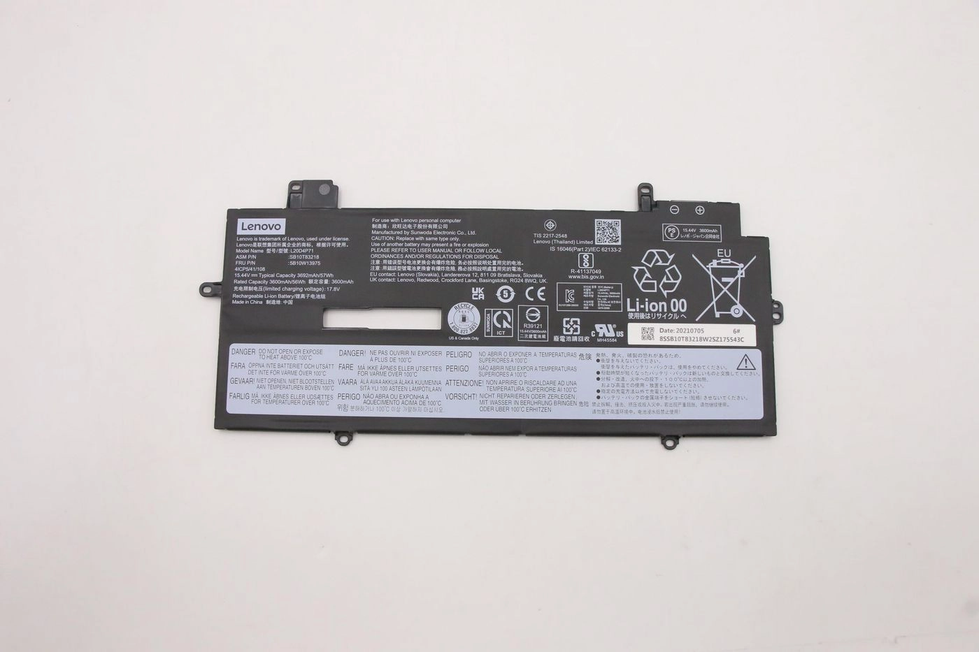 Bateria Lenovo Internal 4c 57Wh LiIon