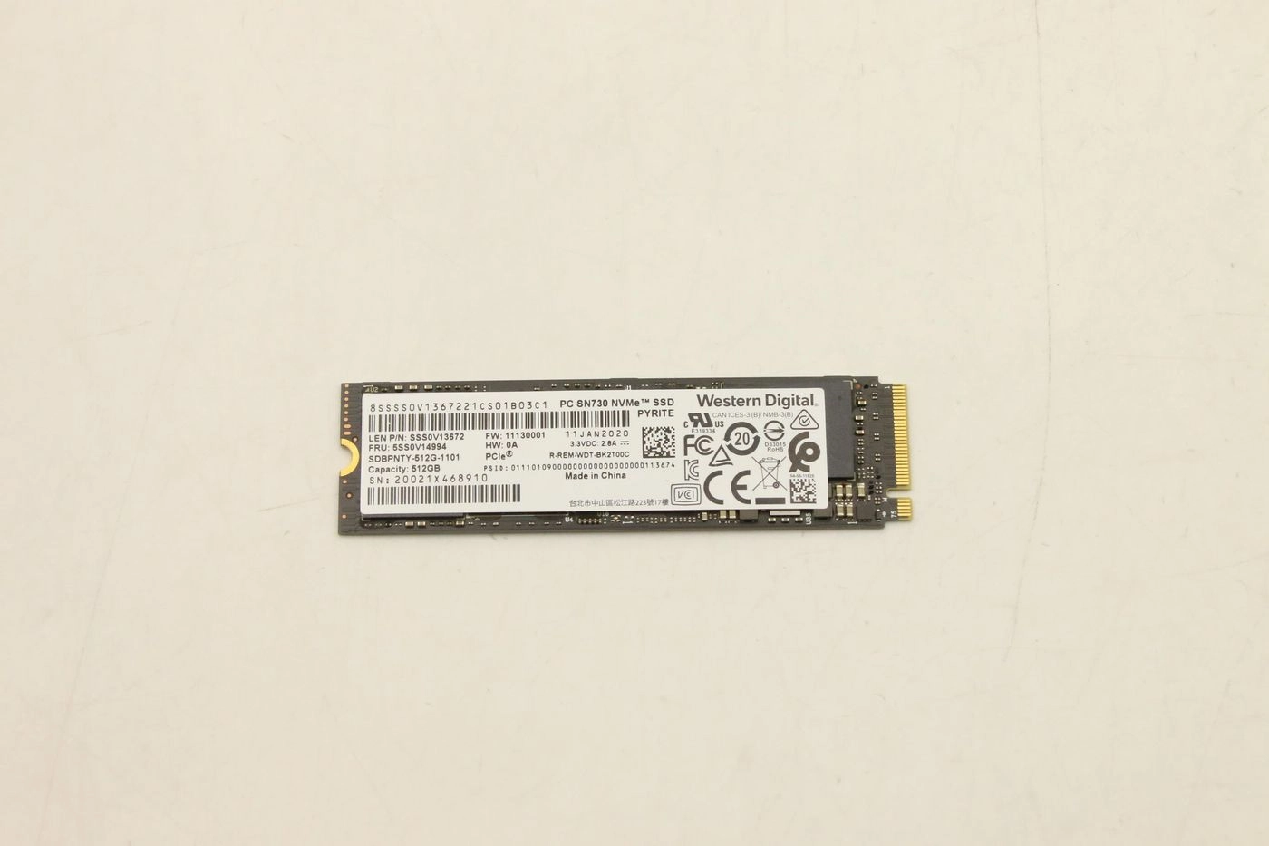 512GB M.2 2280 PCIe 3