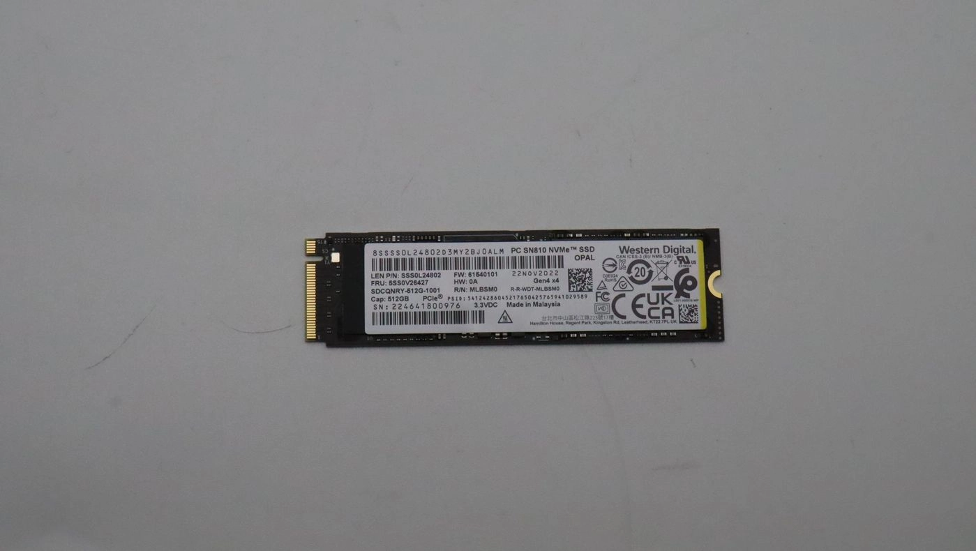 512 GB M.2 2280 PCIe 4.0 x4