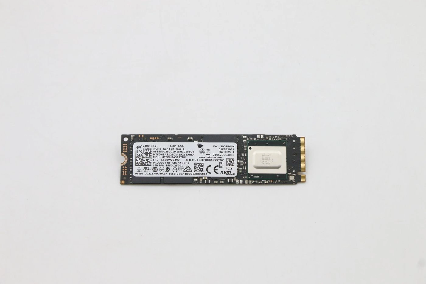 512GB M.2 2280 PCIe NVMe SSD