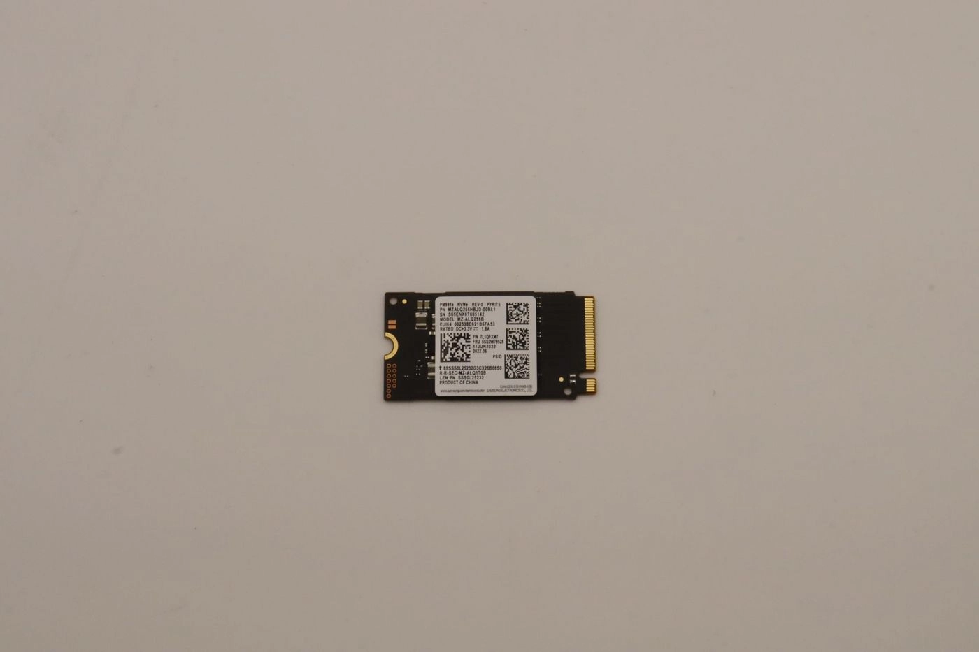 256GB M.2 2242 PCIe NVMe