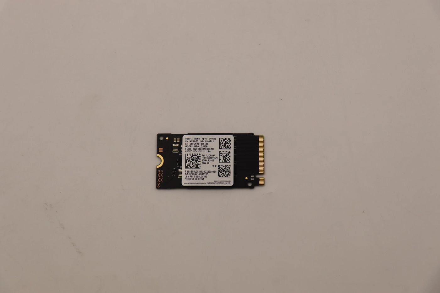 Lenovo 512GB M.2 2242 NVMe SSD