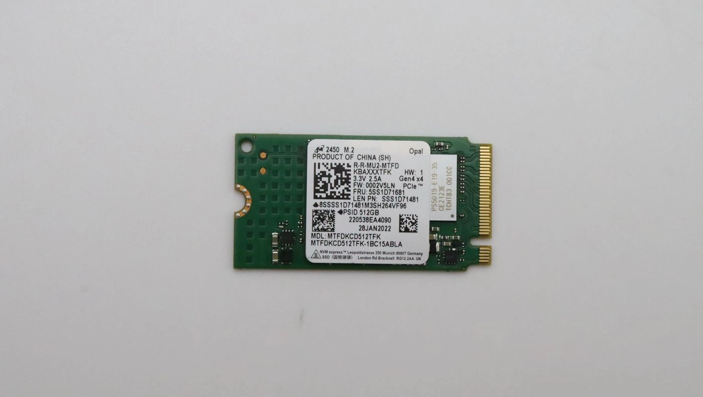 512GB M.2 242 PCIe 4x4