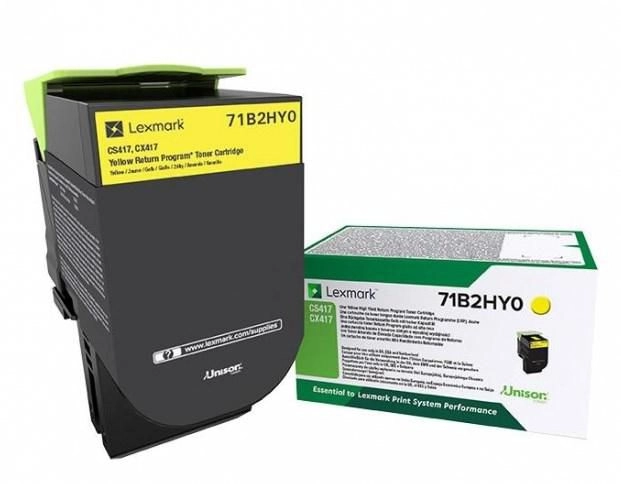 LEXMARK Toner gelb Rck f. CS/CX417/