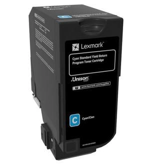 Toner Lexmark RETURN-TONER CARTRIDGE CYAN 74C2SC0