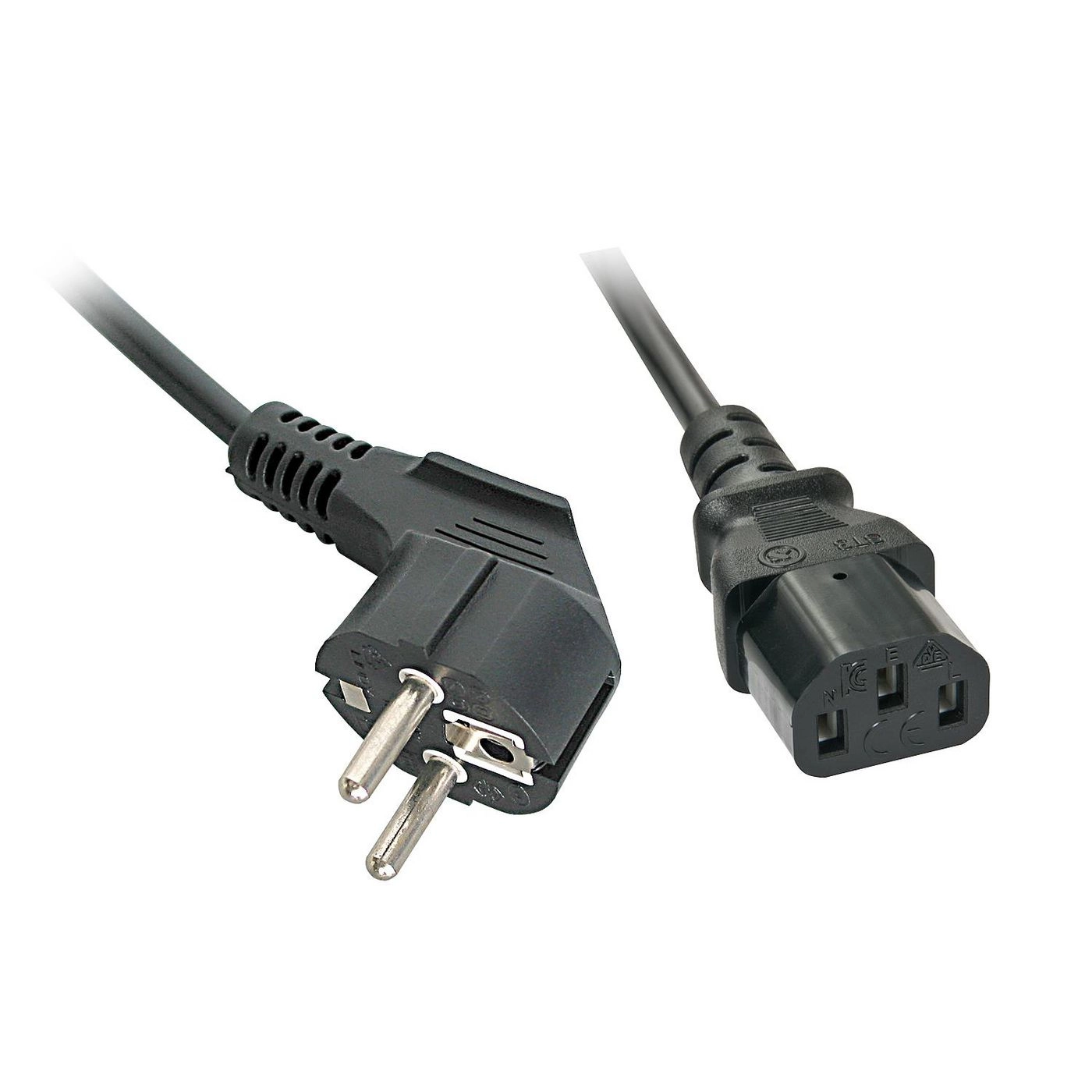 LINDY IEC power cable 2m Schuko