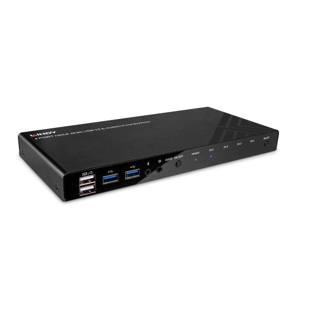 LINDY KVM Switch HDMI 4K60 USB3