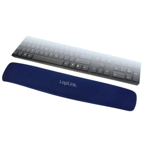 Logilink wrist rest keyboard blue gel