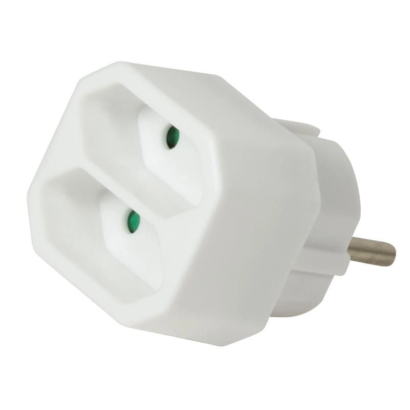 Logilink socket adapter 2x Euro plugs