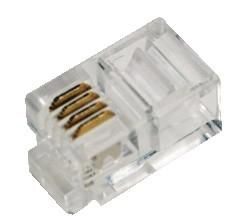 Logilink RJ10 modular plug 4P4C unshielded