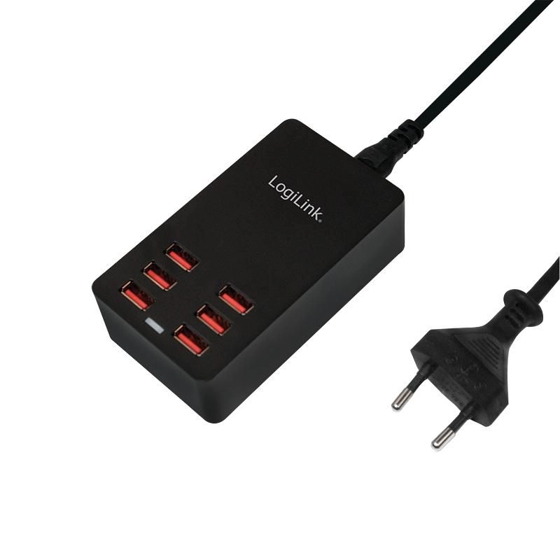 LogiLink USB charger 6 port 32W